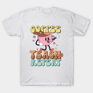 Coffee Teach Repeat T-Shirt